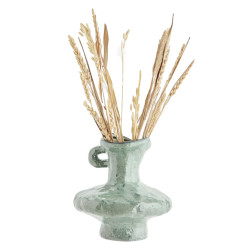 VASE EN GRES VERT CLAIR D17X18CM de Madam Stoltz dans M124