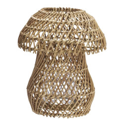 LANTERNE EN ROTIN NATUREL D23X28CM de Madam Stoltz dans M124