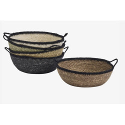 PANIER JONC DE MER COLORIS ASSORTIS D20X7CM de Madam Stoltz dans M124