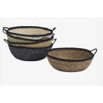 PANIER JONC DE MER COLORIS ASSORTIS D20X7CM de Madam Stoltz dans M124