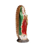 STATUE VIERGE MARIE HALO VERTE ET ROUGE de Chehoma dans C062