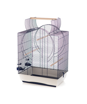 Cage emma toit ouvert gris/bleu pour oiseaux de Animalerie Libourne et Bordeaux - Gironde dans L043
