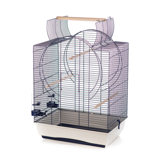 Cage emma toit ouvert gris/bleu pour oiseaux de Animalerie Libourne et Bordeaux - Gironde dans L043