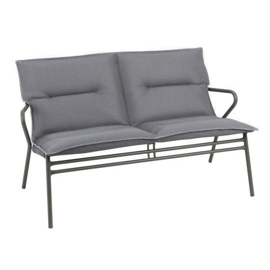 fauteuil VENCE 2p+matelas silver/titane de Lafuma - transat dans L033