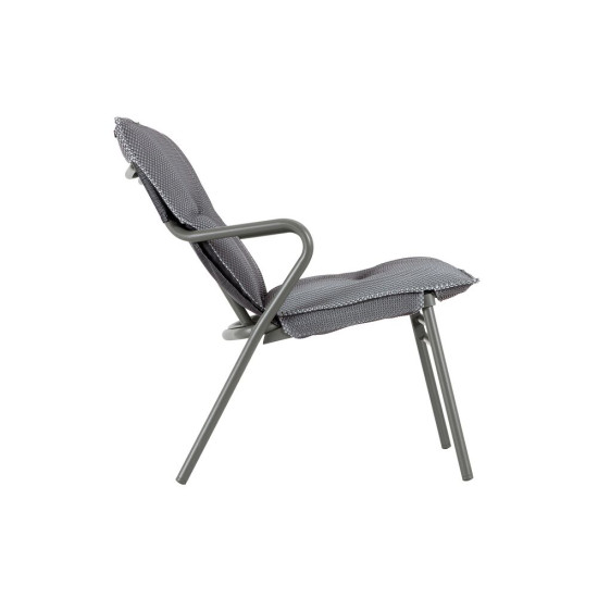 fauteuil VENCE 2p+matelas silver/titane de Lafuma - transat dans L033