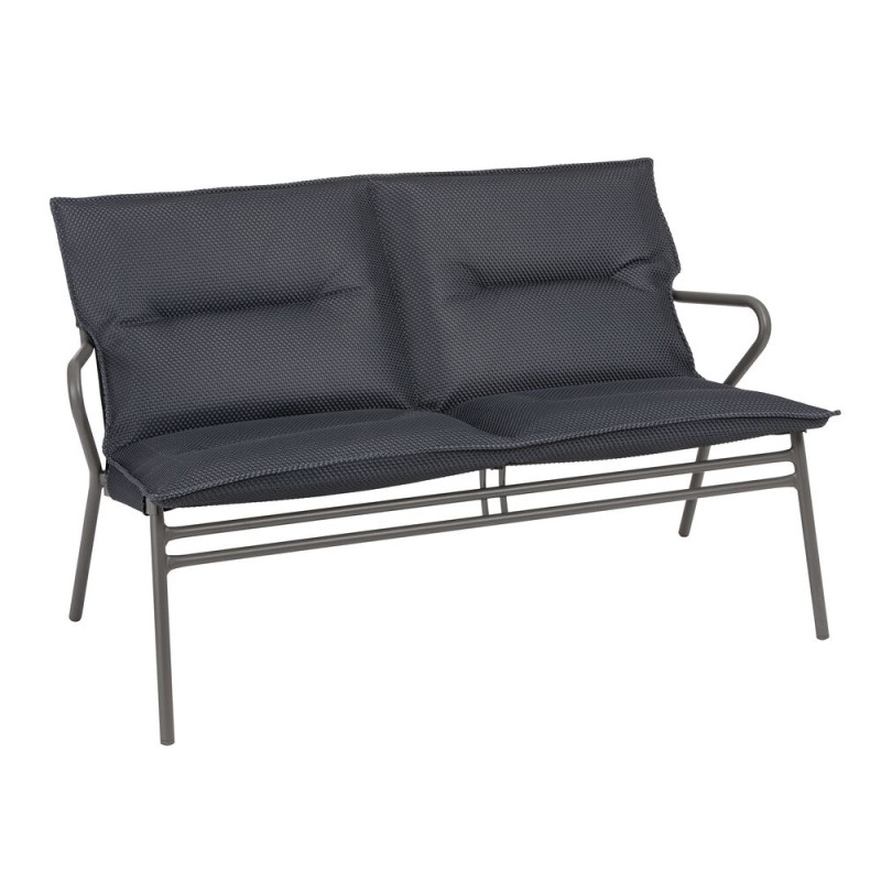 Banquette Vence +matelas dark grey/titane de Lafuma - transat dans L033