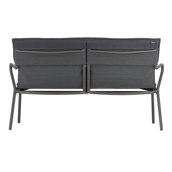 Banquette Vence +matelas dark grey/titane de Lafuma - transat dans L033