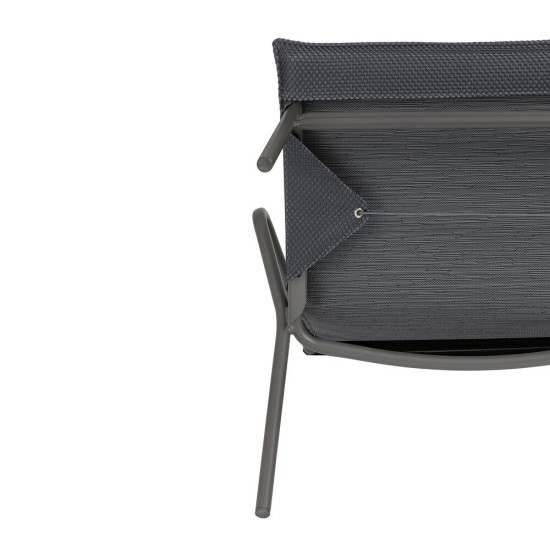 Banquette Vence +matelas dark grey/titane de Lafuma - transat dans L033