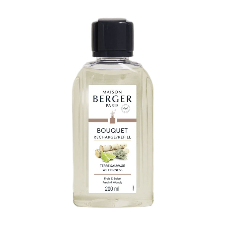RECHARGE TERRE SAUVAGE 200ML de Lampe Berger Paris - parfums et diffuseurs dans M1081