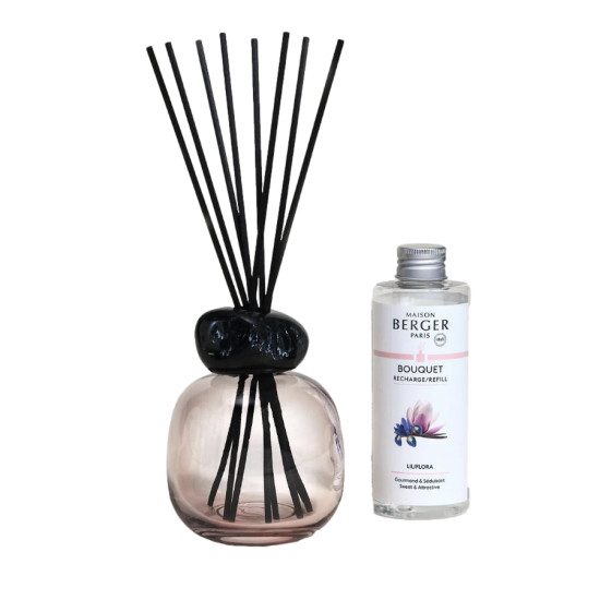 BOUQUET MINERAL ROSE/NOIR de Lampe Berger Paris - parfums et diffuseurs dans M1081