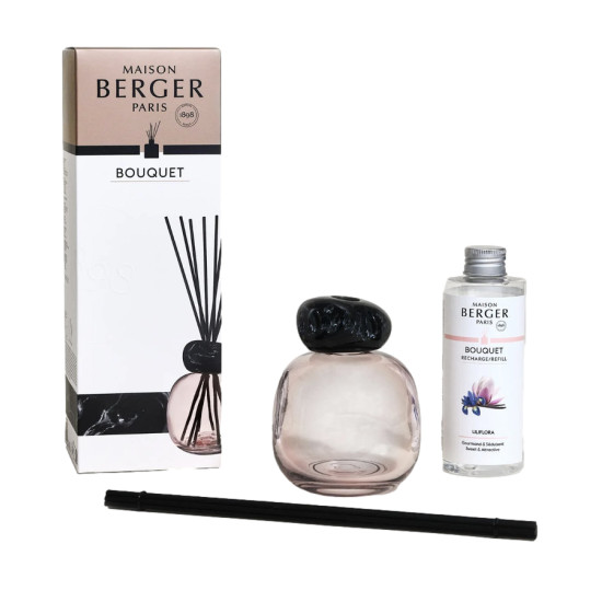 BOUQUET MINERAL ROSE/NOIR de Lampe Berger Paris - parfums et diffuseurs dans M1081