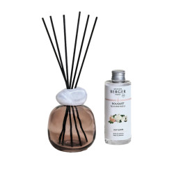 BOUQUET MINERAL PRUNE/QUARTZ BLANC de Lampe Berger Paris - parfums et diffuseurs dans M1081