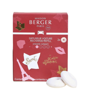 RECHARGE VOITURE SWEET LOLITA X2 de Lampe Berger Paris - parfums et diffuseurs dans M1081