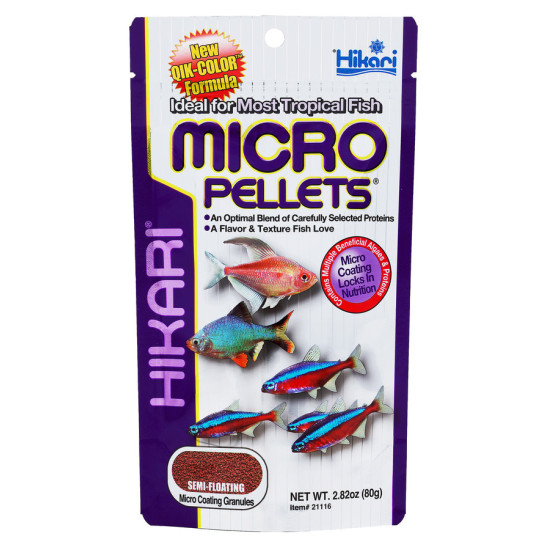 Hikari micro pellets 80 g de Hikari - Nourriture poisson de bassin et aquarium dans A075