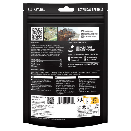 Melange fleurs seches pogona dragon fuel 125 gr de Superfish - Aquadistri - accessoires pour aquarium et bassin dans A075