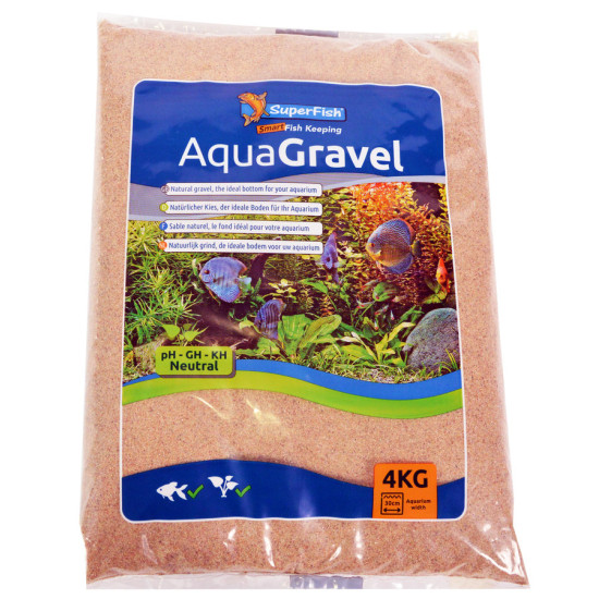 Sable riviere 4 kg pour aquarium de Superfish - Aquadistri - accessoires pour aquarium et bassin dans A075