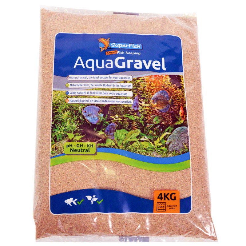 Sable riviere 4 kg pour aquarium de Superfish - Aquadistri - accessoires pour aquarium et bassin dans A075