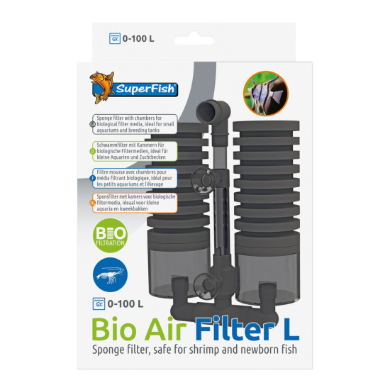Filtre exhausteur bio air l pour aquarium de Superfish - Aquadistri - accessoires pour aquarium et bassin dans A075