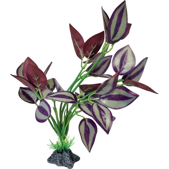 Plante feuilles violette debout pour reptiles de Superfish - Aquadistri - accessoires pour aquarium et bassin dans A075
