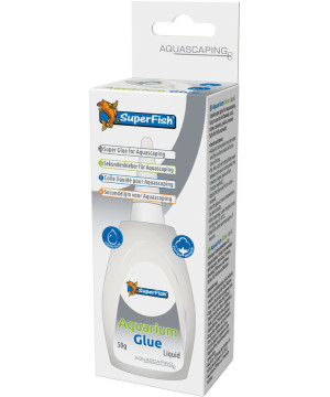 Glue/colle pour déco aquascaping aquarium 50 g de Superfish - Aquadistri - accessoires pour aquarium et bassin dans A075