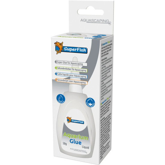 Glue/colle pour déco aquascaping aquarium 50 g de Superfish - Aquadistri - accessoires pour aquarium et bassin dans A075