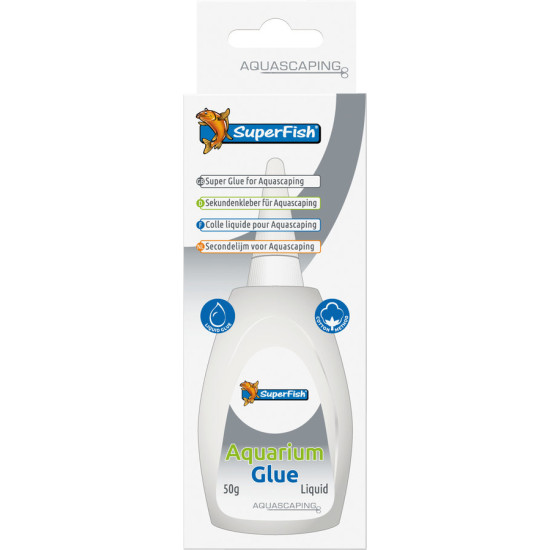 Glue/colle pour déco aquascaping aquarium 50 g de Superfish - Aquadistri - accessoires pour aquarium et bassin dans A075