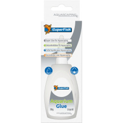Glue/colle pour déco aquascaping aquarium 50 g de Superfish - Aquadistri - accessoires pour aquarium et bassin dans A075