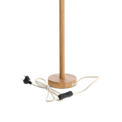 PIED DE LAMPE WASHINGTON BOIS NATUREL D12 H26CM de Jardinerie Bordeaux Libourne Gironde dans L1371