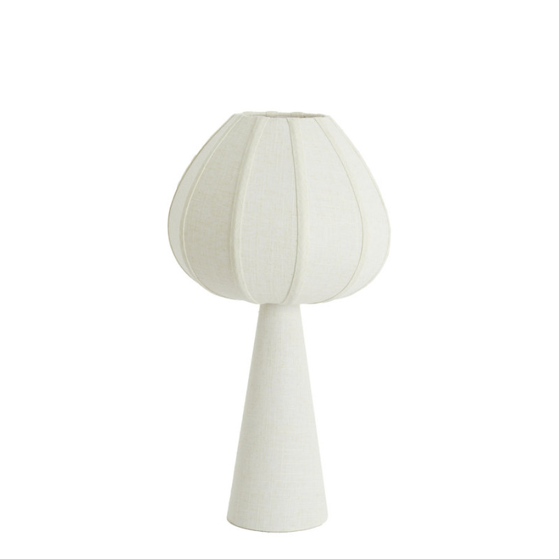 LAMPE DE TABLE SORELLA CREME D30 H56CM de Jardinerie Bordeaux Libourne Gironde dans L1371