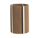 ABAT JOUR MEDAN BRUN+CREME 20x20 H30CM de Jardinerie Bordeaux Libourne Gironde dans L1371