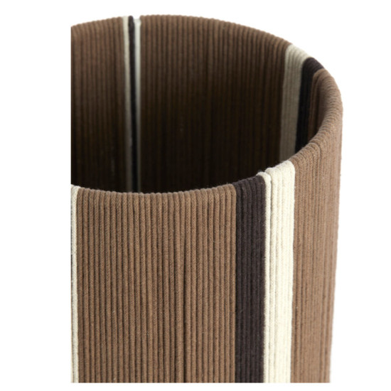ABAT JOUR MEDAN BRUN+CREME 20x20 H30CM de Jardinerie Bordeaux Libourne Gironde dans L1371