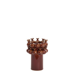 VASE POMEGRANATE CERAMIQUE BORDEAUX D14x19CM de Jardinerie Bordeaux Libourne Gironde dans L1371