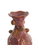 VASE BLISSA CERAMIQUE BORDEAUX+MARRON D12 H20CM de Jardinerie Bordeaux Libourne Gironde dans L1371