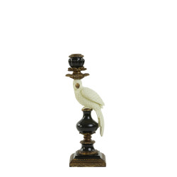 CHANDELIER NYASA NOIR+CREME 11x10x30CM de Jardinerie Bordeaux Libourne Gironde dans L1371