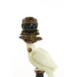 CHANDELIER NYASA NOIR+CREME 11x10x30CM de Jardinerie Bordeaux Libourne Gironde dans L1371