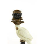 CHANDELIER NYASA NOIR+CREME 11x10x30CM de Jardinerie Bordeaux Libourne Gironde dans L1371