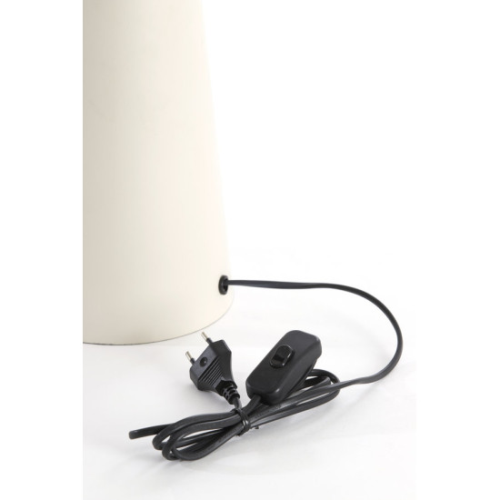 PIED DE LAMPE YELOS CREME D16.5 H35CM de Jardinerie Bordeaux Libourne Gironde dans L1371