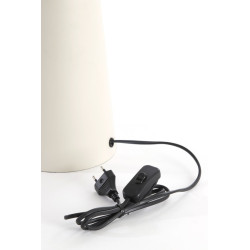 PIED DE LAMPE YELOS CREME D16.5 H35CM de Jardinerie Bordeaux Libourne Gironde dans L1371