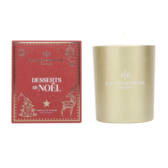 Bougie Parfumee Desserts de Noel 180g de Plantes & Parfums dans A1381