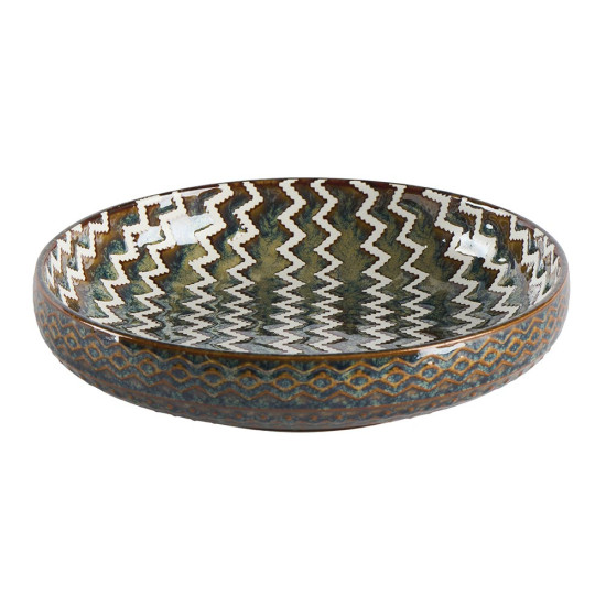 Assiette creuse EBBA en porcelaine d20.5x4.5cm de Jardinerie Bordeaux Libourne Gironde dans P206