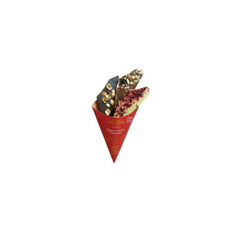 PLAQUES CASSEES 3 CHOCOLATS 100G de Taillefer dans 🍫 Chocolats