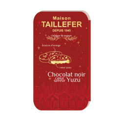BOUCHEES CHOCOLAT NOIR YUZU 65G de Taillefer dans 🍫 Chocolats