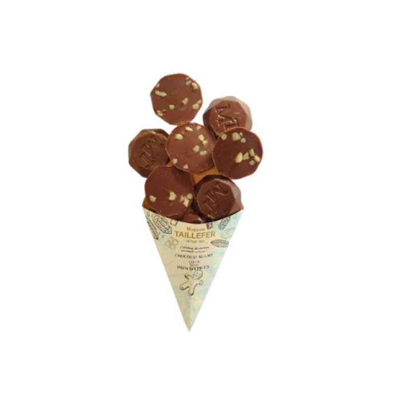 CHOCOLAT LAIT PAIN EPICES CORNET 65G de Taillefer dans 🍫 Chocolats