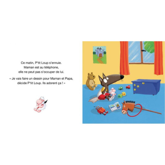 Livre p'tit loup fait des betises de Jardinerie Bordeaux Libourne Gironde dans C023