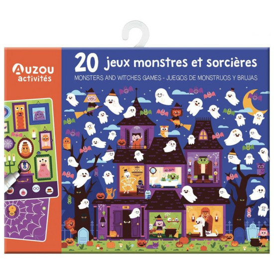 Livre 20 jeux monstres et sorcieres de Jardinerie Bordeaux Libourne Gironde dans C023