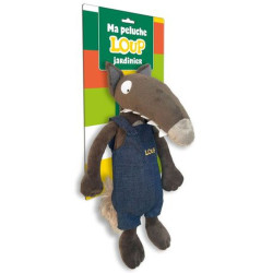 Ma peluche loup jardinier de Jardinerie Bordeaux Libourne Gironde dans C023