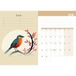 Agenda oiseaux 2026 de Jardinerie Bordeaux Libourne Gironde dans C023
