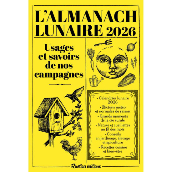 Livre almanach lunaire usages savoirs campagnes de Jardinerie Bordeaux Libourne Gironde dans C023