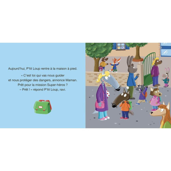 Livre p'tit loup fait attention dans la rue de Jardinerie Bordeaux Libourne Gironde dans C023
