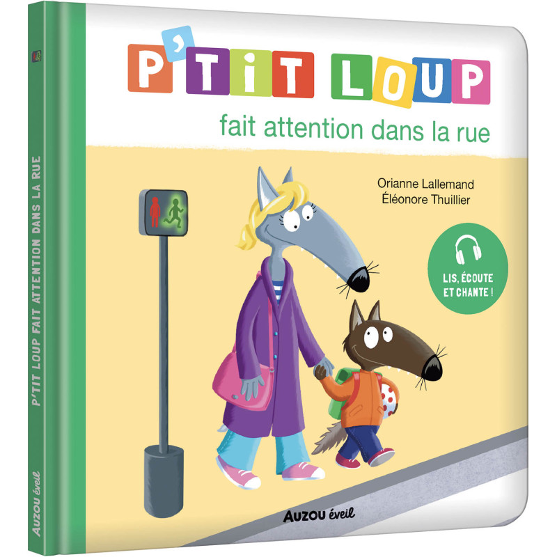 Livre p'tit loup fait attention dans la rue de Jardinerie Bordeaux Libourne Gironde dans C023